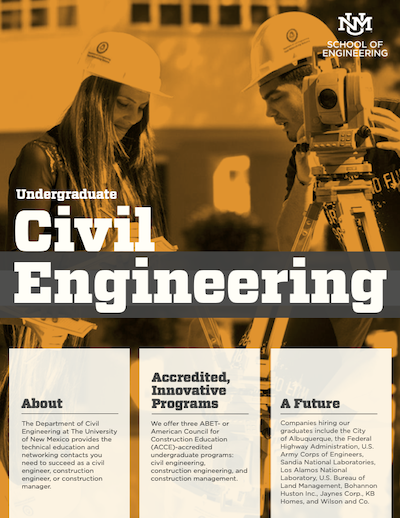 UNM School of Engineering Information Sheets - Civil Engineering