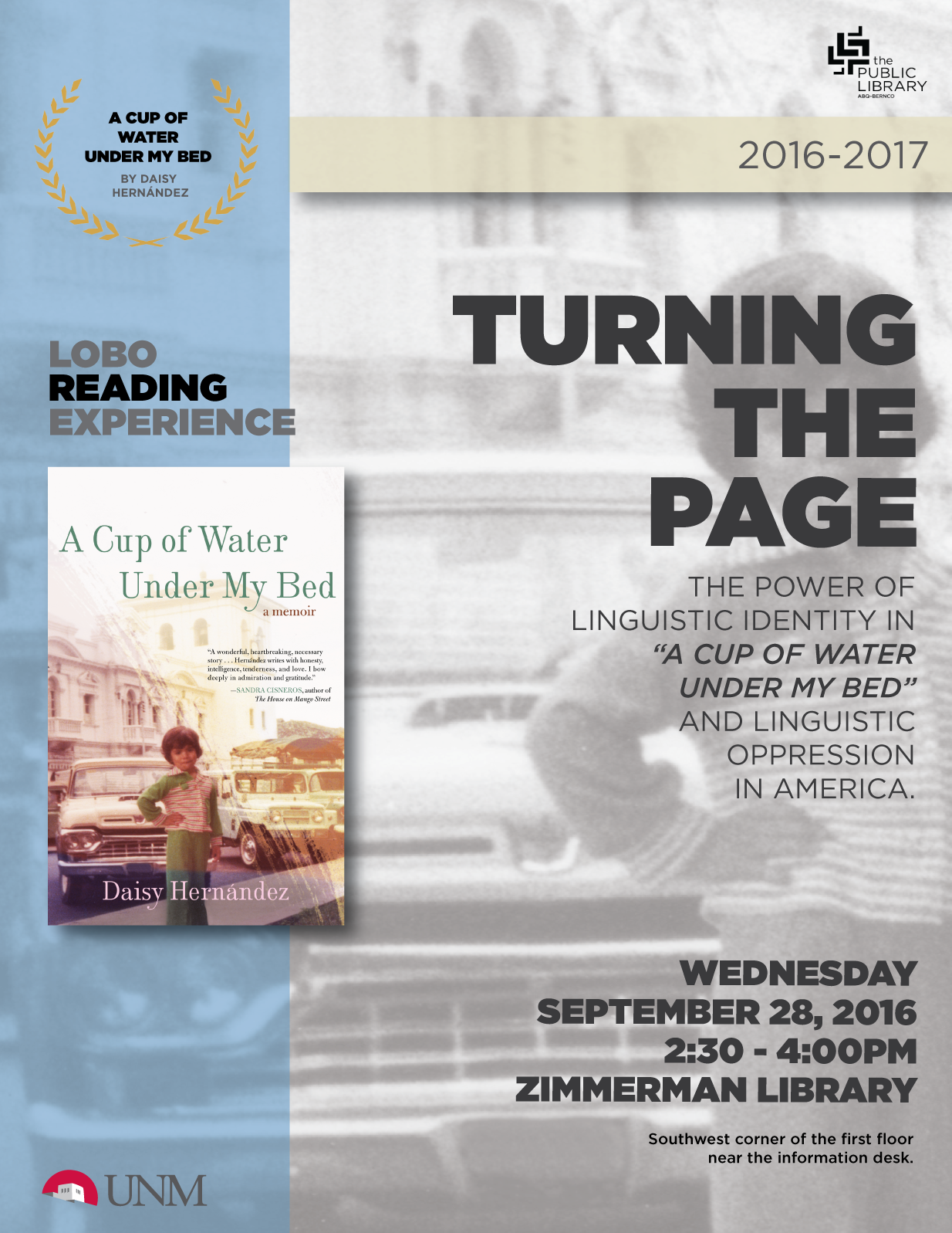 Lobo Reading Room - Turn the Page Ad